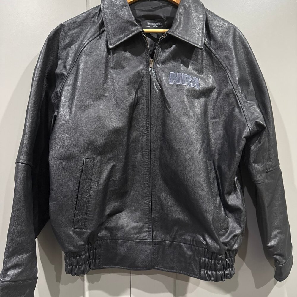 Burk's Bay NRA Men’s Leather Jacket-. M